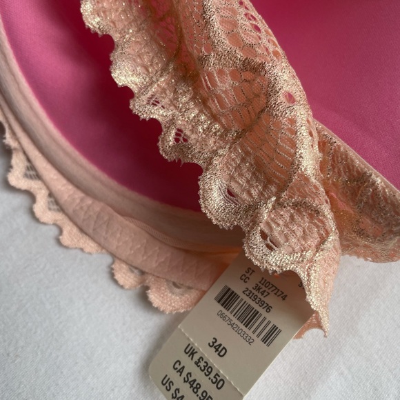 PINK Victoria’s Secret Push Up 34D Bra NEW with tag - Picture 3 of 5